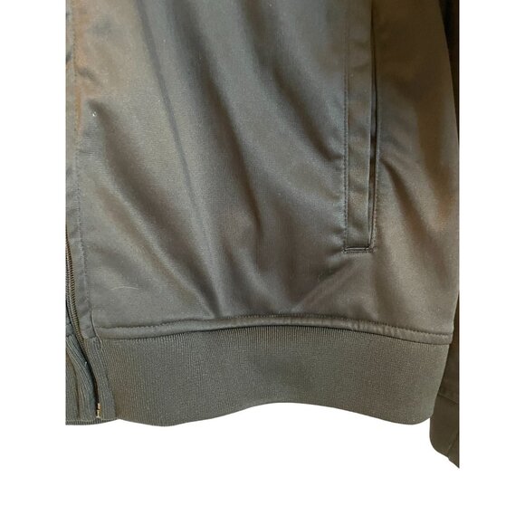 Starter Men's Large Track Jacket workout running Black Red Polyester Egypt Made - Picture 6 of 6